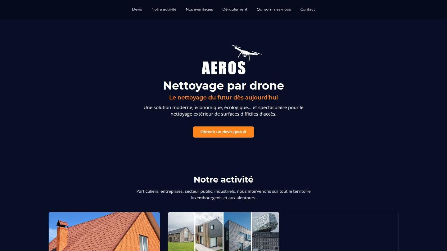 AEROS - Nettoyage par Drone