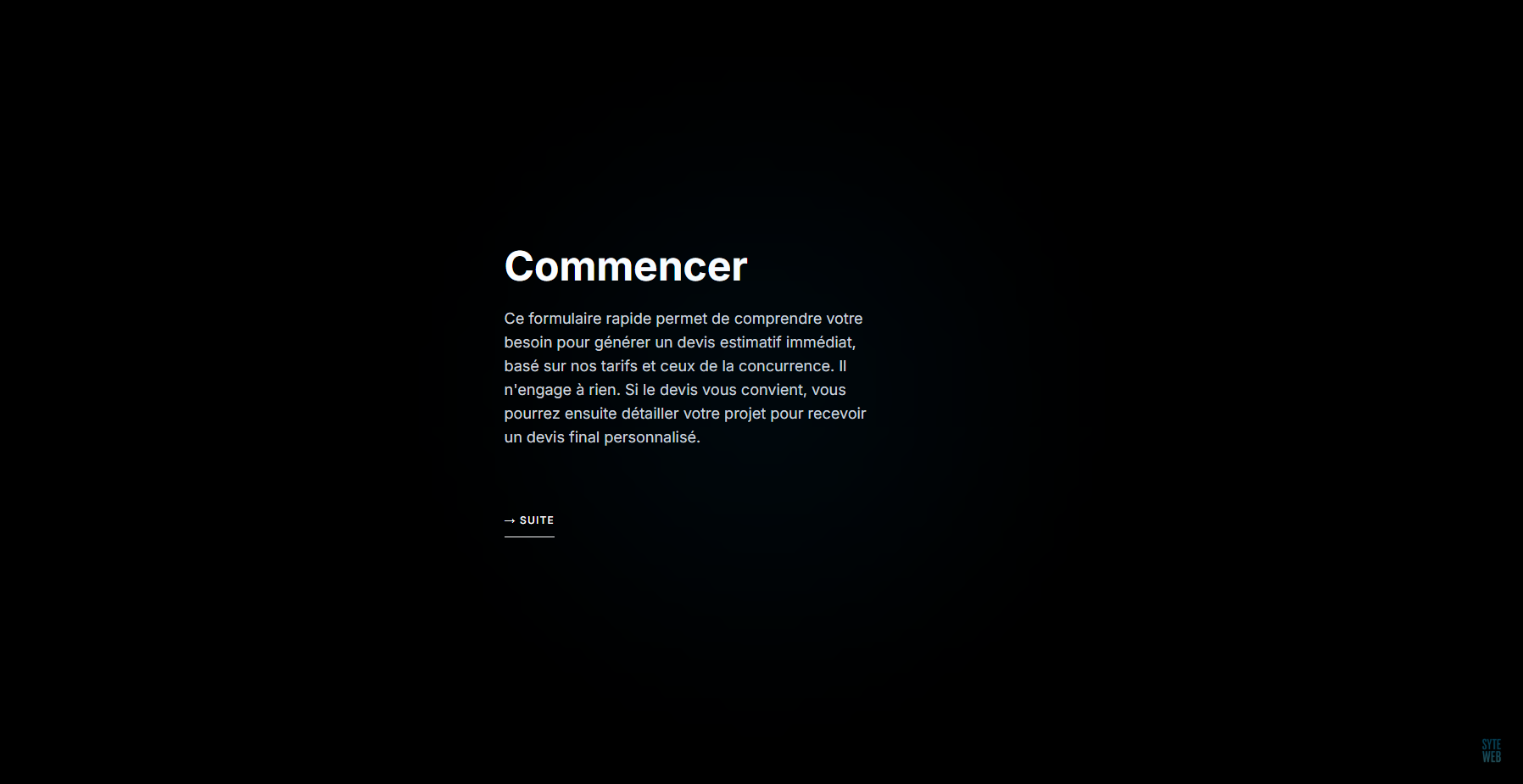 Syteweb - Form